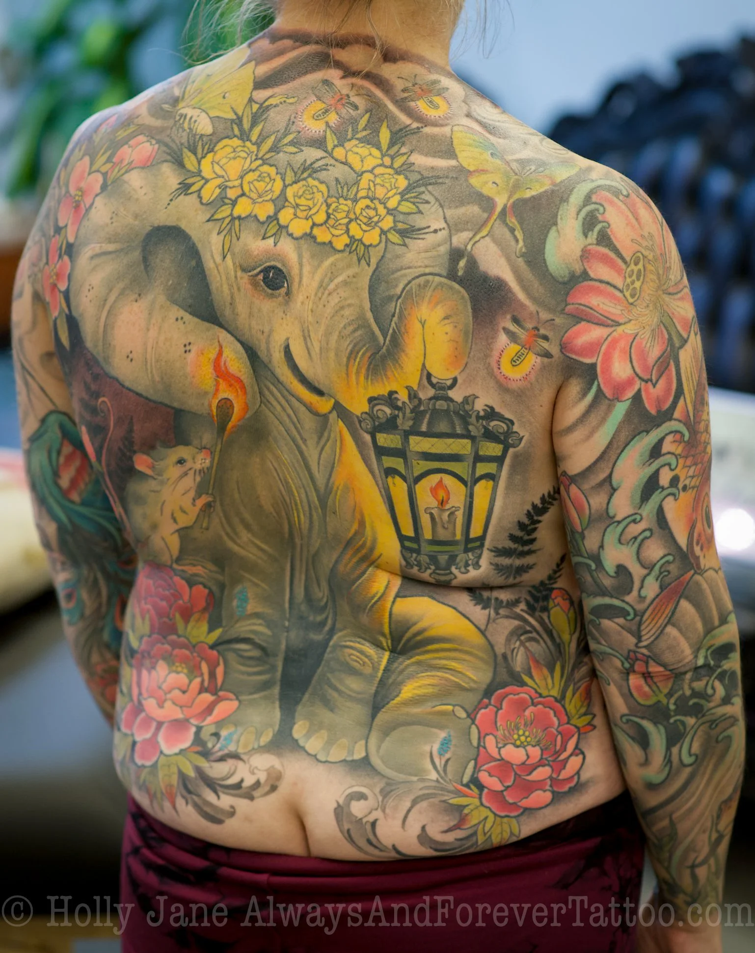 Unique Full Back Tattoos for Women and Men, Whole Chest Tattoo Art